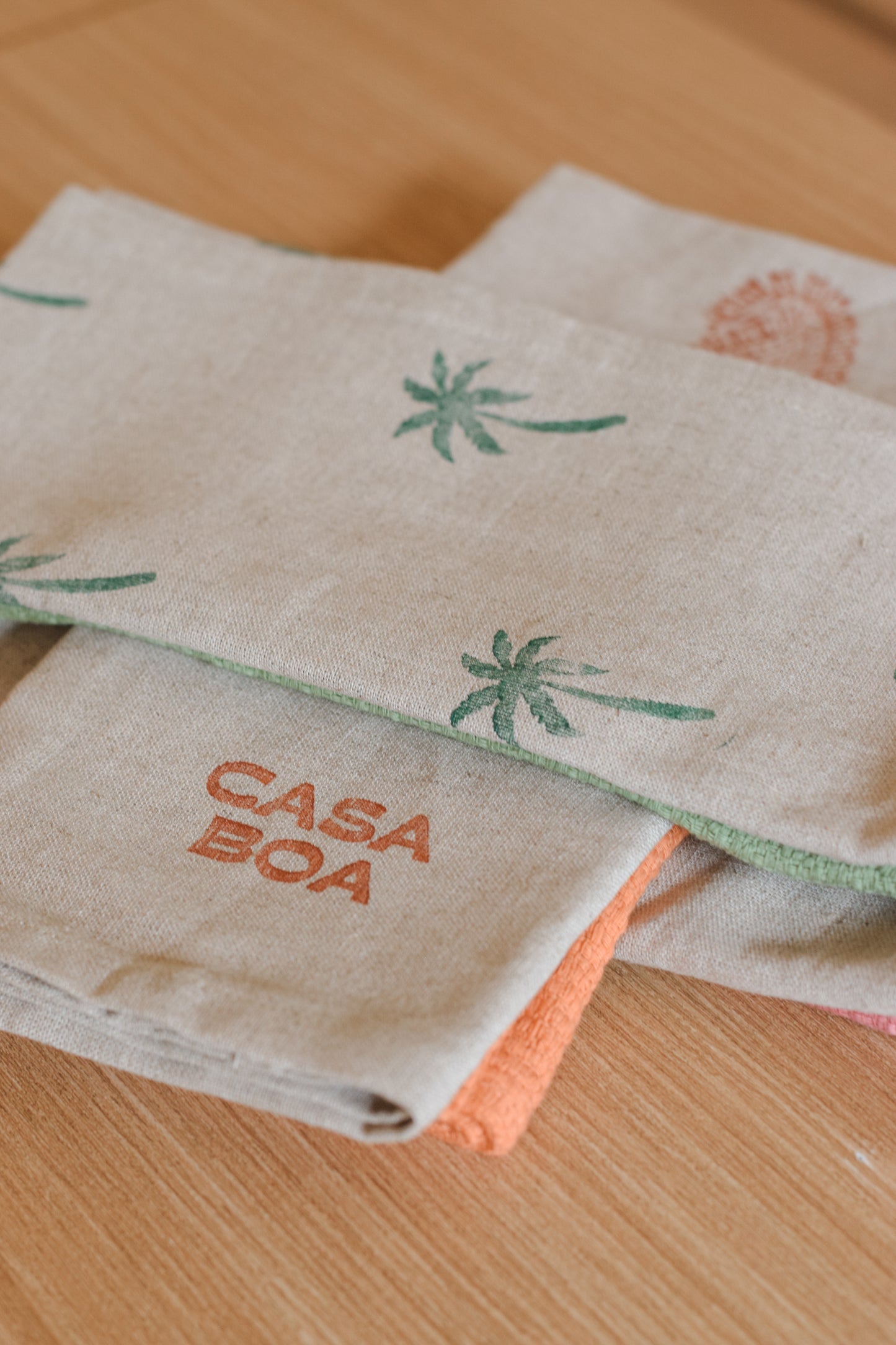 Orange Hand+ Kitchen Towel Set