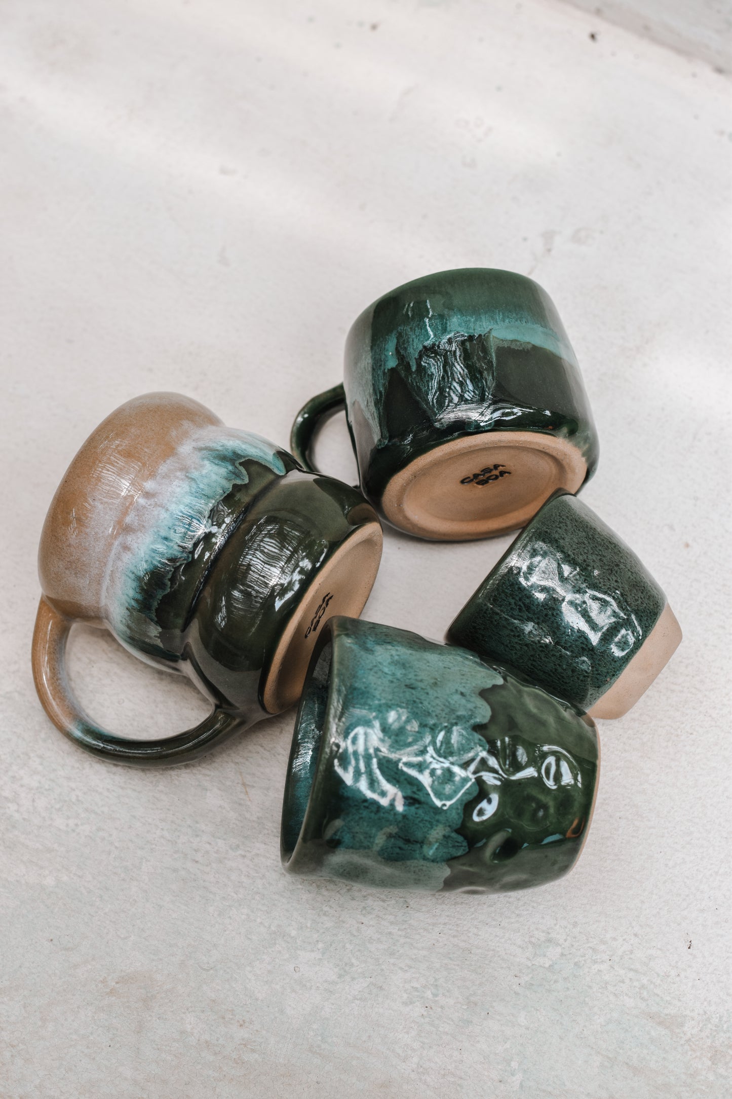 Christmas Tea Cup Green