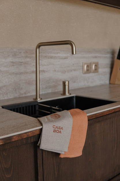 Orange Hand+ Kitchen Towel Set