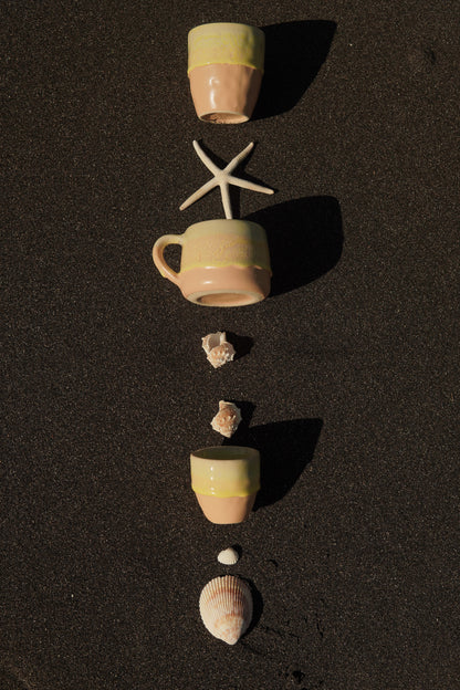 Coral Flow Espresso Cup