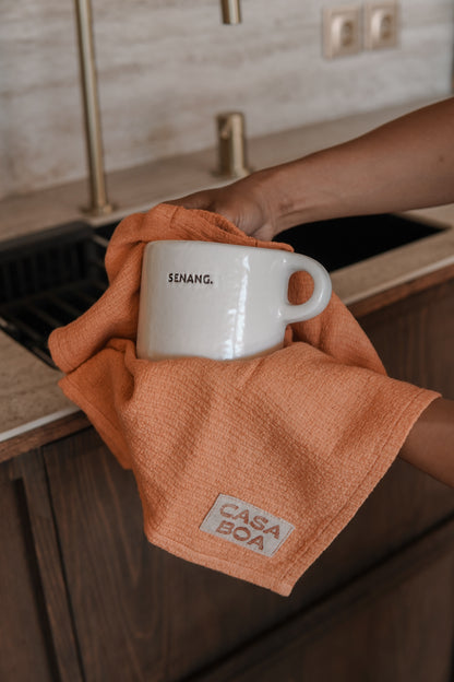 Orange Hand+ Kitchen Towel Set