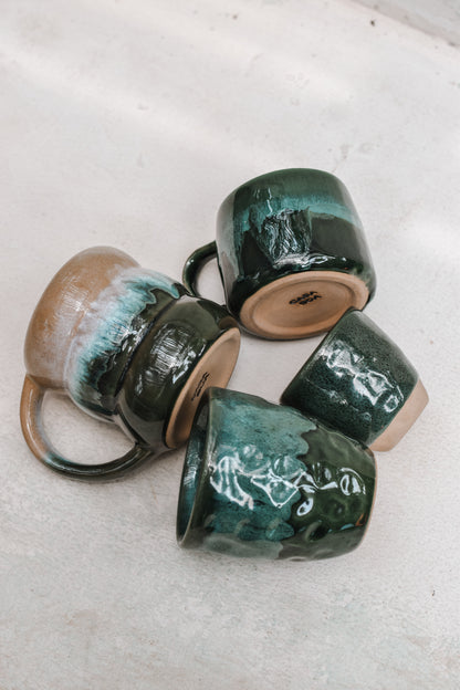 Christmas Tea Cup Green